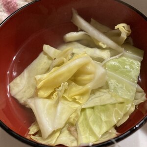 白菜ともやしとキャベツの和風スープ